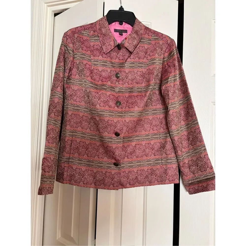 ****** 5 for $25 Amber Sun Jeweltone Brocade Jacket